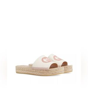 GUCCI - Pilar GG Double Stack Espadrilles